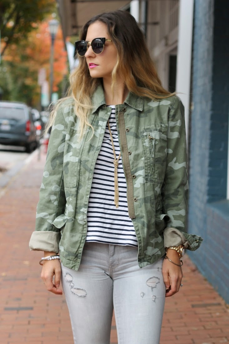 Gap on sale camo jacket